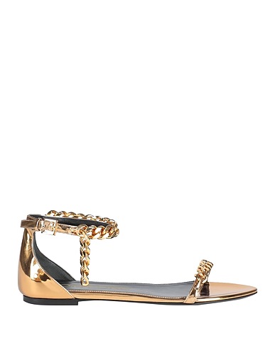 TOM FORD Sandals Gold Calfskin