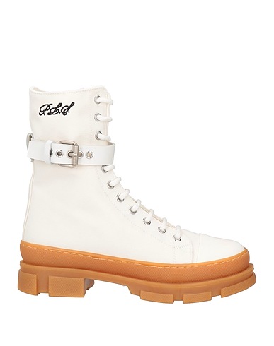 PHILOSOPHY di LORENZO SERAFINI Ankle boot White Textile fibres, Leather