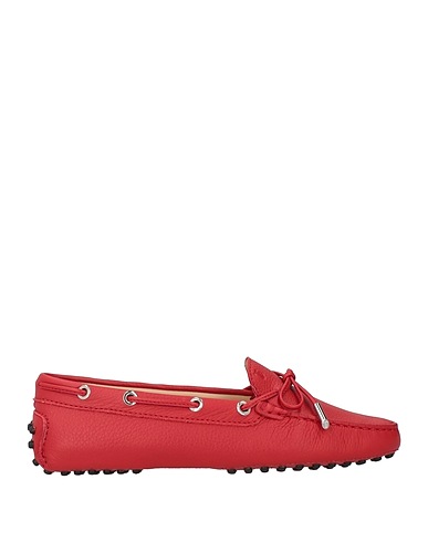 TOD'S Loafers Red Leather