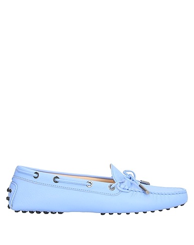 TOD'S Loafers Sky blue Leather