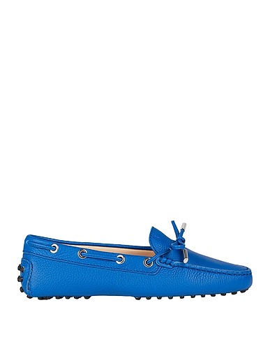 TOD'S Loafers Navy blue Leather