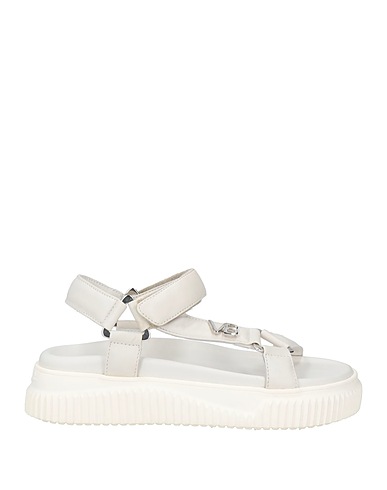 VOILE BLANCHE Sandali Grigio chiaro Pelle