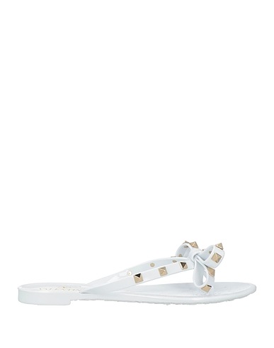 VALENTINO GARAVANI Flip flops White PVC - Polyvinyl chloride