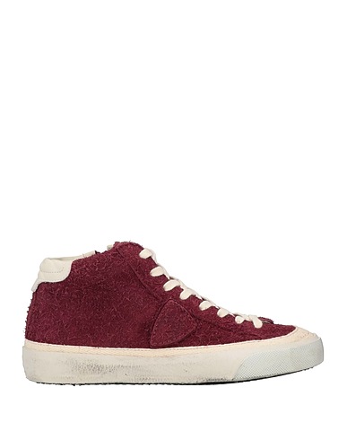 PHILIPPE MODEL Sneakers Burgundy Leather