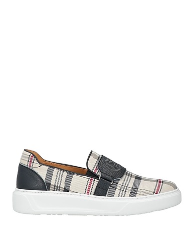 GIOVANNI CONTI Sneakers Black Leather, Textile fibers