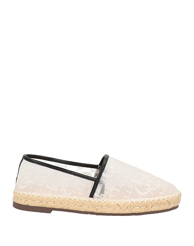 GAëLLE Paris Εσπαντρίγια Off white Ίνες υφασμάτων