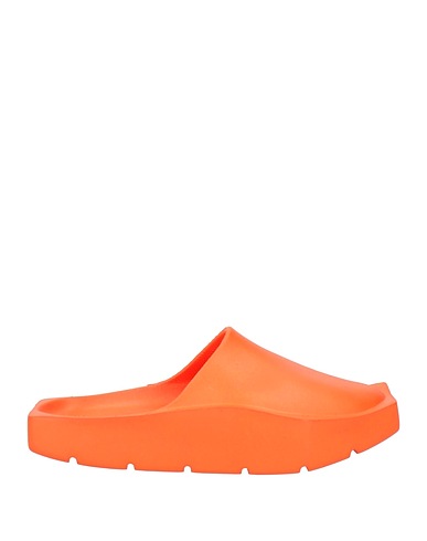 JORDAN Mules and clogs Orange Rubber