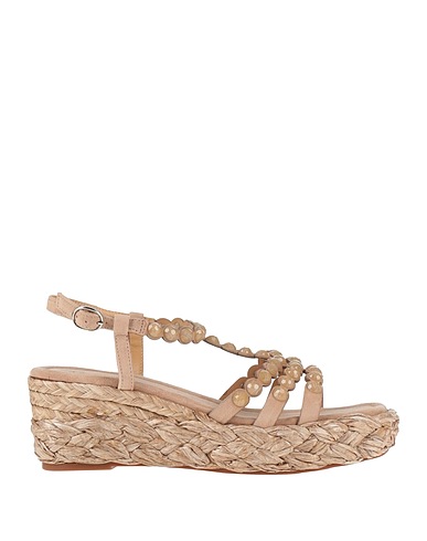 ALMA EN PENA. Espadrilles Sand Leather