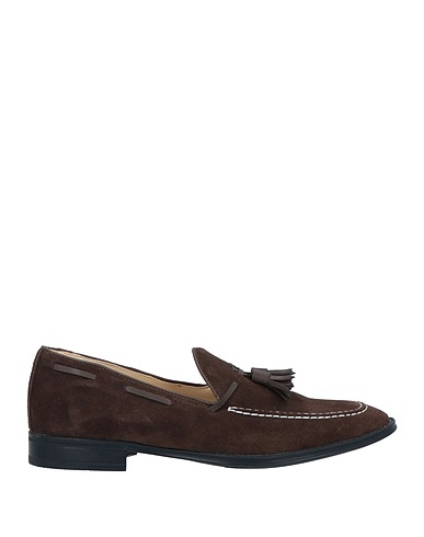 MANUFACTURE D'ESSAI Loafers Dark brown Leather