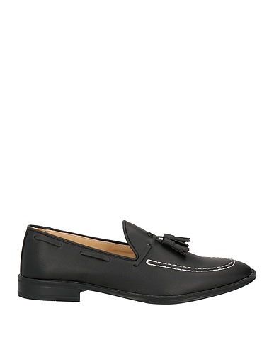 MANUFACTURE D'ESSAI Loafers Black Leather