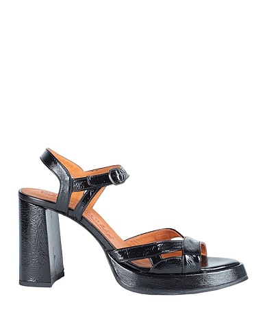 CHIE MIHARA Sandals Black 100% Leather