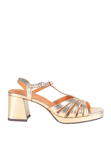 CHIE MIHARA Sandals Gold Leather
