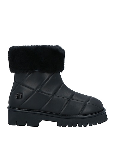 BALDININI Stivaletti Nero Pelle, Fibre sintetiche