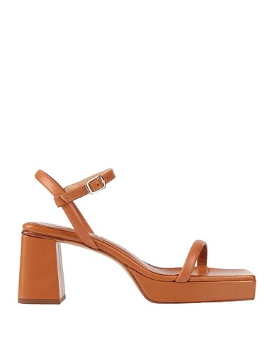 SOULIERS MARTINEZ Sandals Tan Leather
