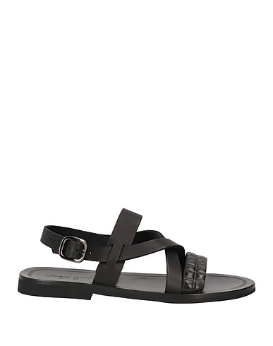MICH SIMON Sandals Black Leather