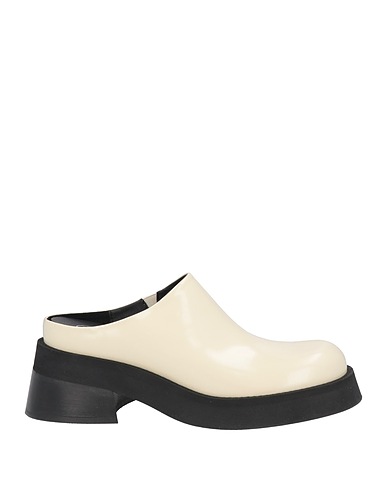 MIISTA Mules and clogs Ivory Leather