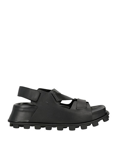 TOD'S サンダル ブラック 革（なめし加工）
