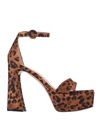 GIANVITO ROSSI Sandals Brown Lycra®