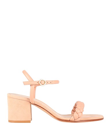 GIANVITO ROSSI Sandali Cipria Pelle