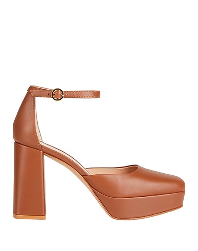 GIANVITO ROSSI Pump Brown Calfskin