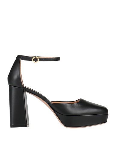 GIANVITO ROSSI Court Black Calfskin