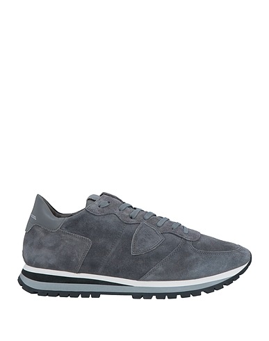 PHILIPPE MODEL Sneakers Gris anthracite Cuir, Fibres textiles