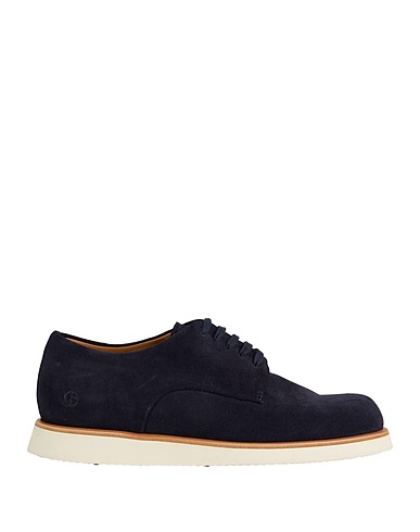 GIORGIO ARMANI Schnürschuhe Marineblau 100% Kalbsleder