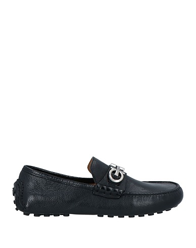 FERRAGAMO Μοκασίνι Μαύρο Δέρμα