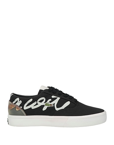 LACOSTE Sneakers Black Textile fibres