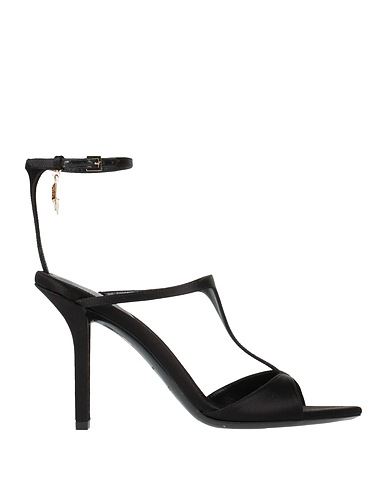 GIVENCHY Sandals Black Textile fibers