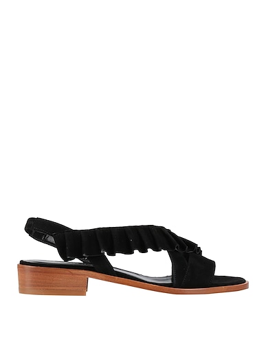 CERVONE Sandals NERO Leather