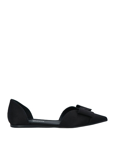 EMPORIO ARMANI Ballet flats Black Textile fibers