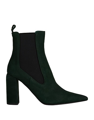 FABI Ankle boot Dark green Leather