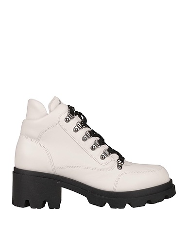 EMPORIO ARMANI Ankle boot Off white Leather