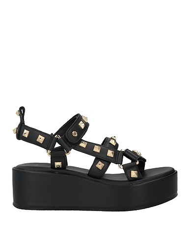 MAJE Sandals Black Leather