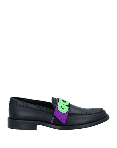 GCDS Loafers Black Leather