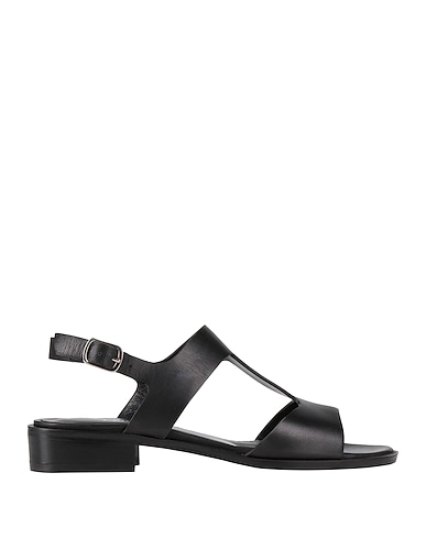 CERVONE Sandals NERO Leather