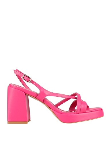 EXIT Sandali Fucsia Pelle