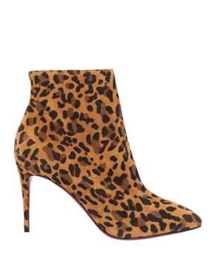 CHRISTIAN LOUBOUTIN ショートブーツ キャメル レディース