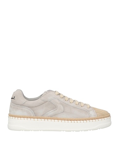 VOILE BLANCHE Sneakers Light grey Leather, Jute