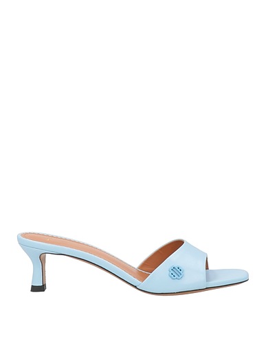 MAJE Sandals Sky blue Leather