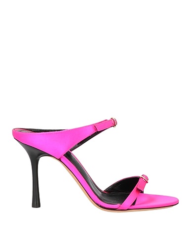VICTORIA BECKHAM Sandals Magenta Textile fibers