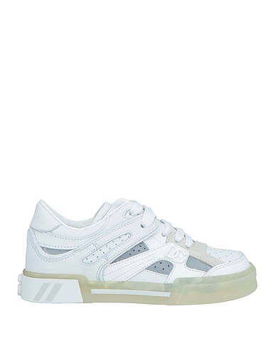 DOLCE&GABBANA Sneakers White 98% Calfskin, 2% Polyamide