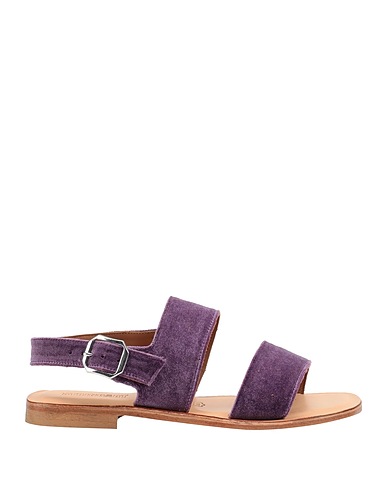 STRINGART Sandals Purple Textile fibres