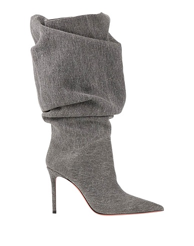 AMINA MUADDI Boots Lead Textile fibers