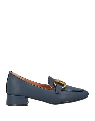 FRANCESCO MILANO Loafers BLU NAVY Leather