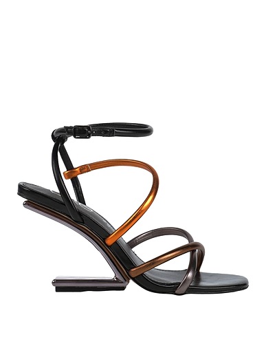 EXE' Sandals Black Textile fibres