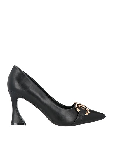 FRANCESCO MILANO Court Black Leather
