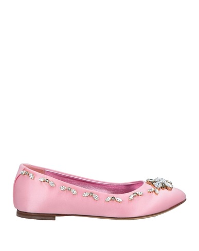 DOLCE&GABBANA Elegante Schuhe Rosa 65% Viskose, 35% Seide