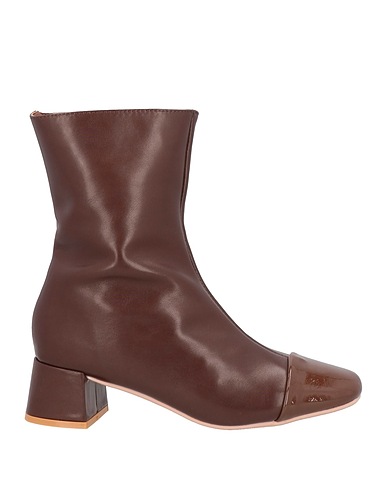 FRANCESCO MILANO Ankle boot Brown Leather